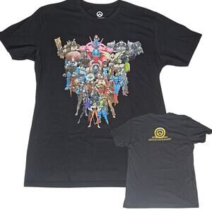 Overwatch Anniversary Shirt Mens Large The World Needs Heroes Black